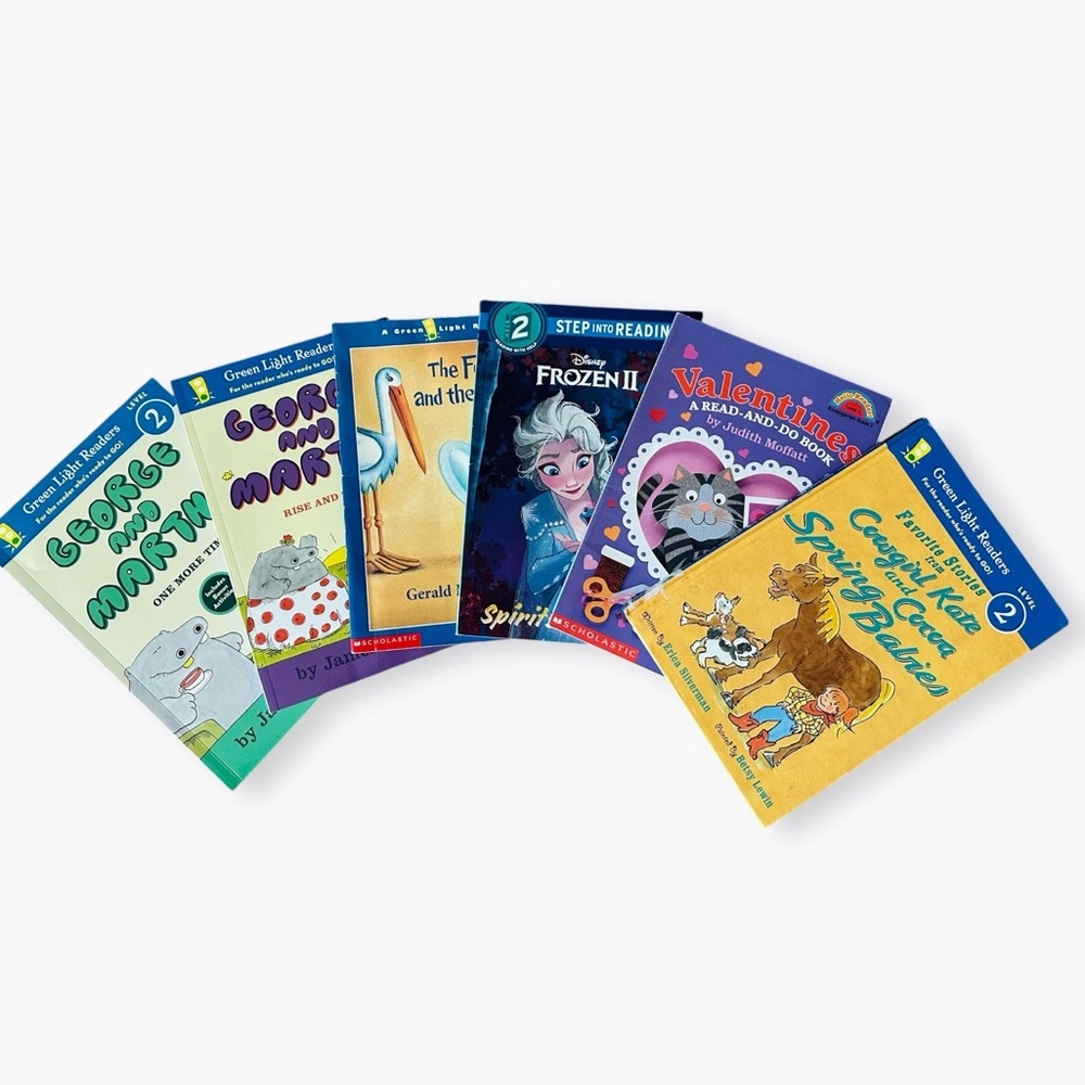 Level 2 Early Reader Lot of 6 Green Light Readers Scholastic Books